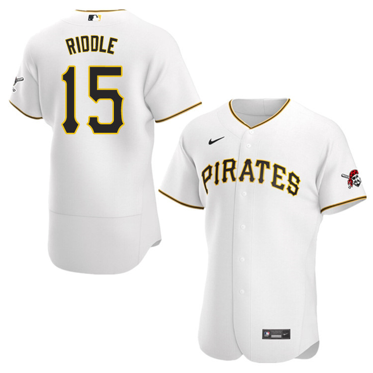 Nike Men #15 JT Riddle Pittsburgh Pirates Baseball Jerseys Sale-White